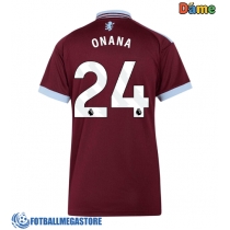 Fotballdrakt Dame Aston Villa Amadou Onana #24 Hjemmedrakt 2026-27 Kortermet